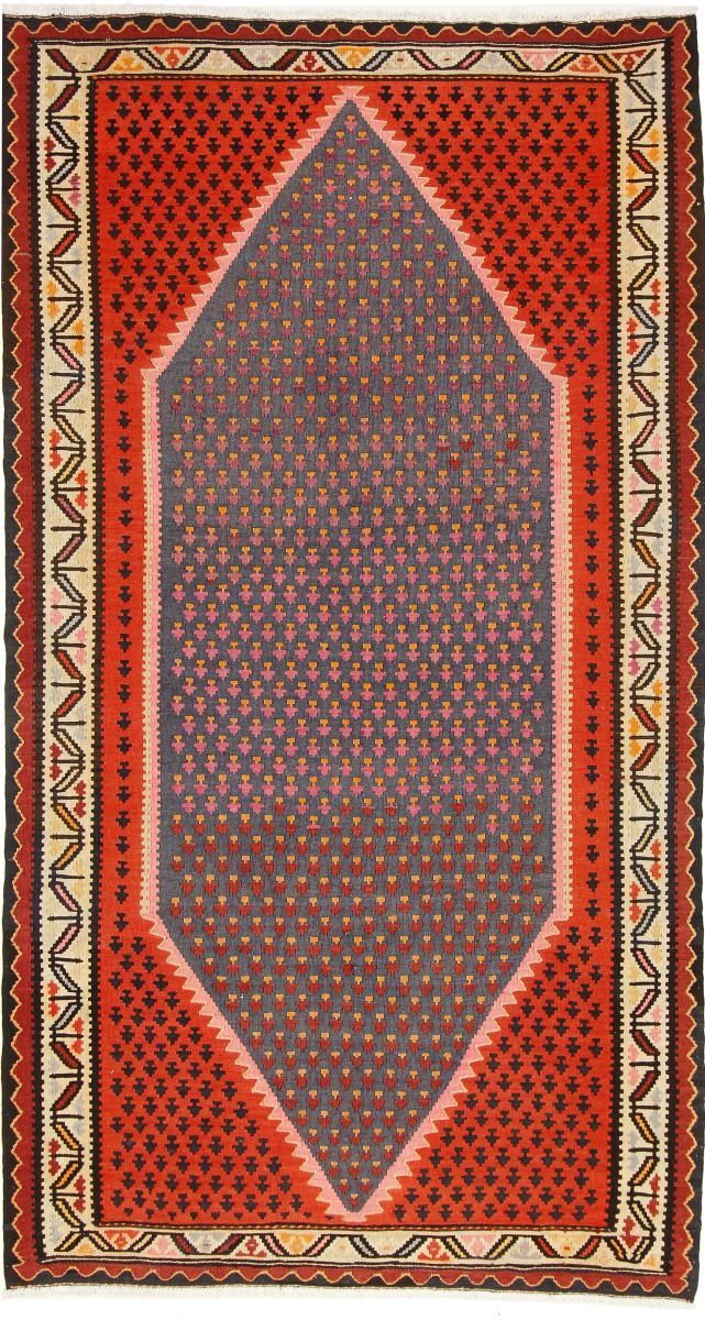 Tapete persa Kilim Fars Azerbaijan Antigo 287x161 287x161, Tapete persa Tecido à mão