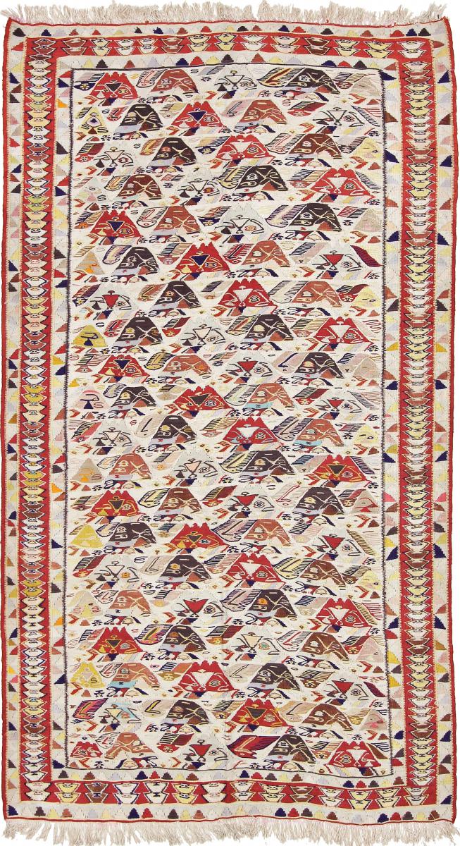 Tapete persa Kilim Senneh 221x126 221x126, Tapete persa Atado à mão