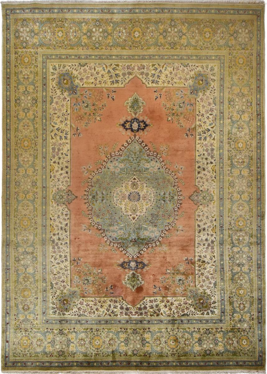 Tapis persan Tabriz Tabatabai 411x297 411x297, Tapis persan Noué à la main