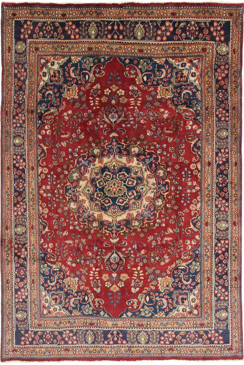 Persisk tæppe Mashhad 290x197 290x197, Persisk tæppe Knyttet i hånden