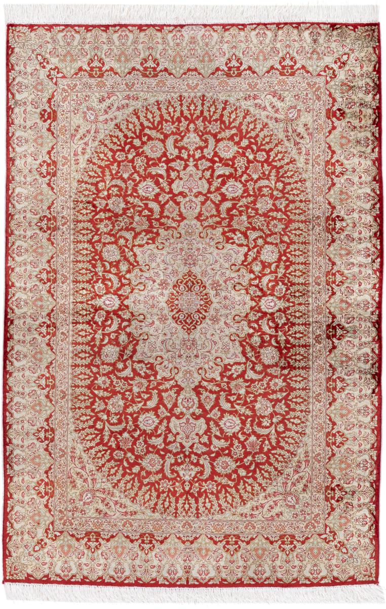 Persian rug Qum Silk 146x97 146x97, Persian rug Hand-knotted