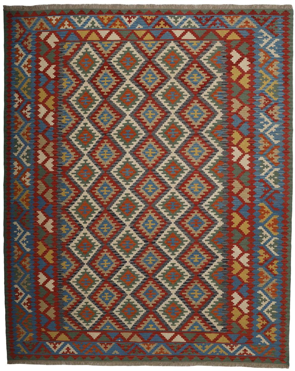 Tapete persa Kilim Fars 394x305 394x305, Tapete persa Tecido à mão