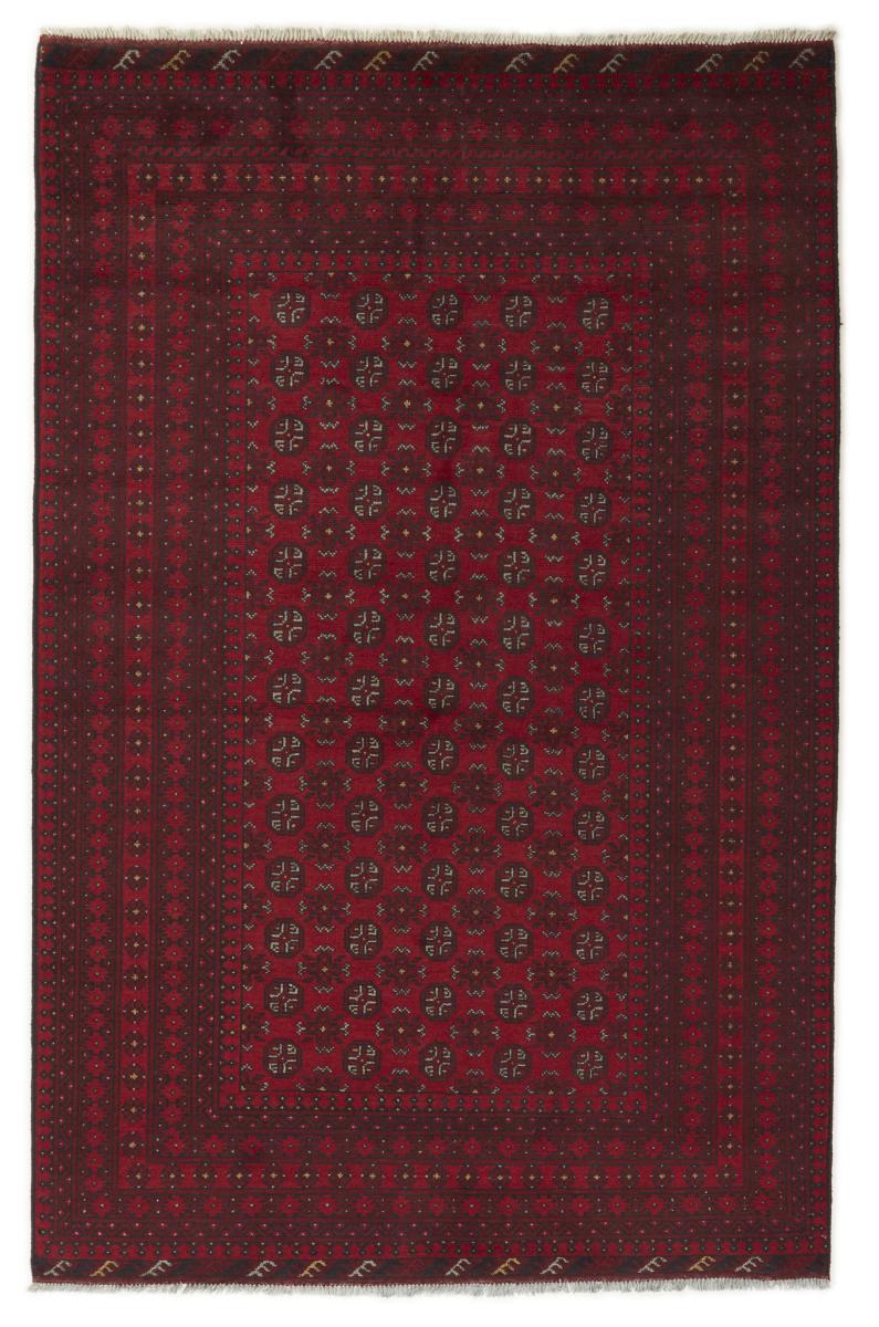 Afghansk tæppe Afghan Akhche 245x158 245x158, Persisk tæppe Knyttet i hånden