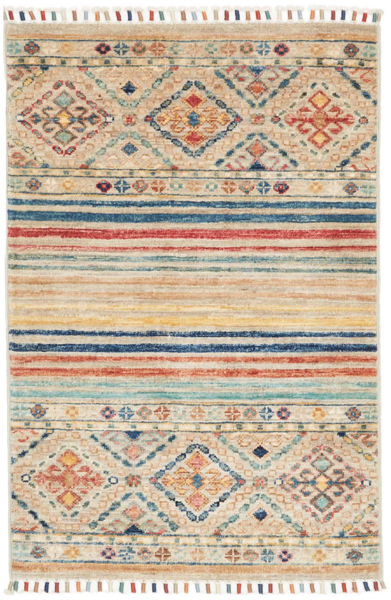 Pakistani rug Arijana Shaal 3'1"x2'0" 3'1"x2'0", Persian rug Hand-knotted
