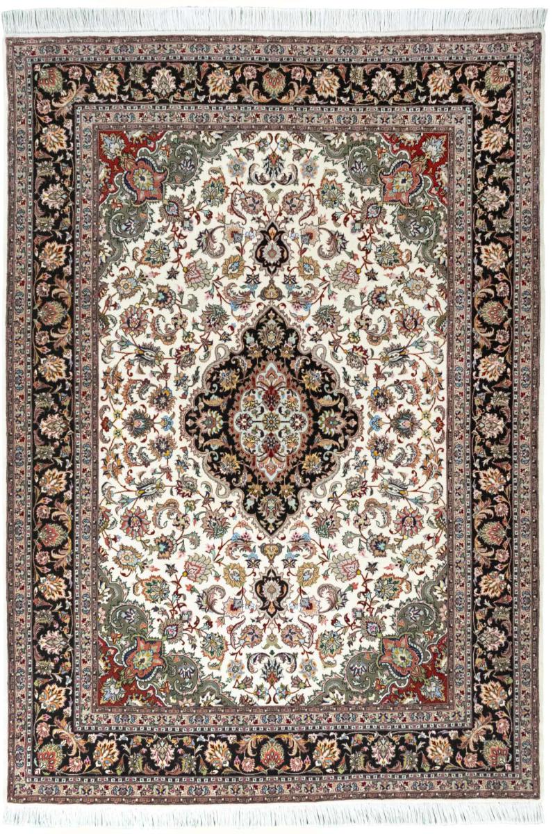 Tapete persa Tabriz 215x151 215x151, Tapete persa Atado à mão