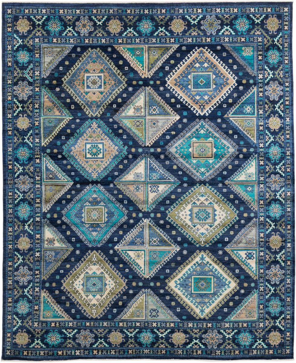 Afghan rug Kazak Limited 302x248 302x248, Persian Rug Knotted by hand