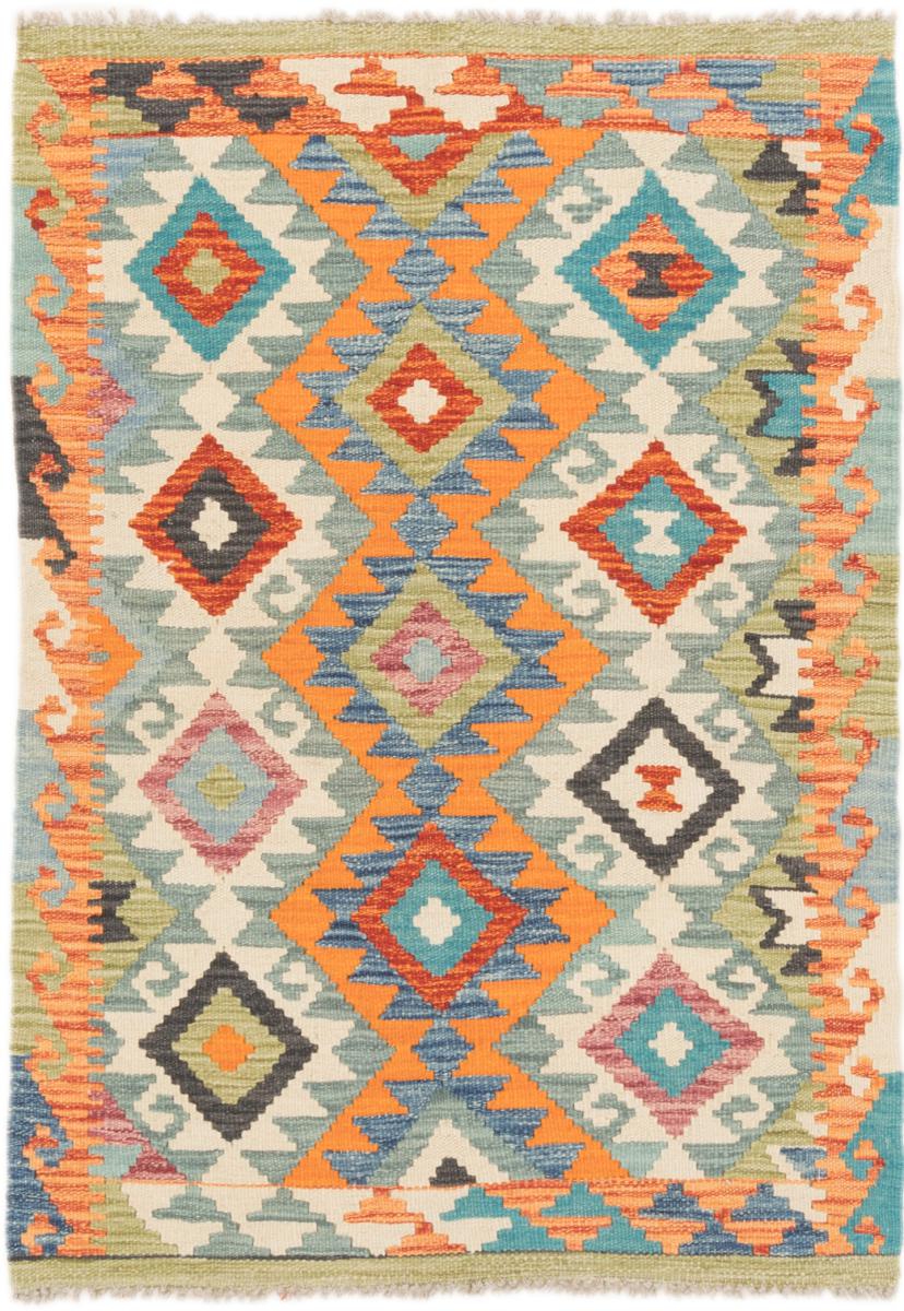 Tapete afegão Kilim Afegão 121x86 121x86, Tapete persa Tecido à mão