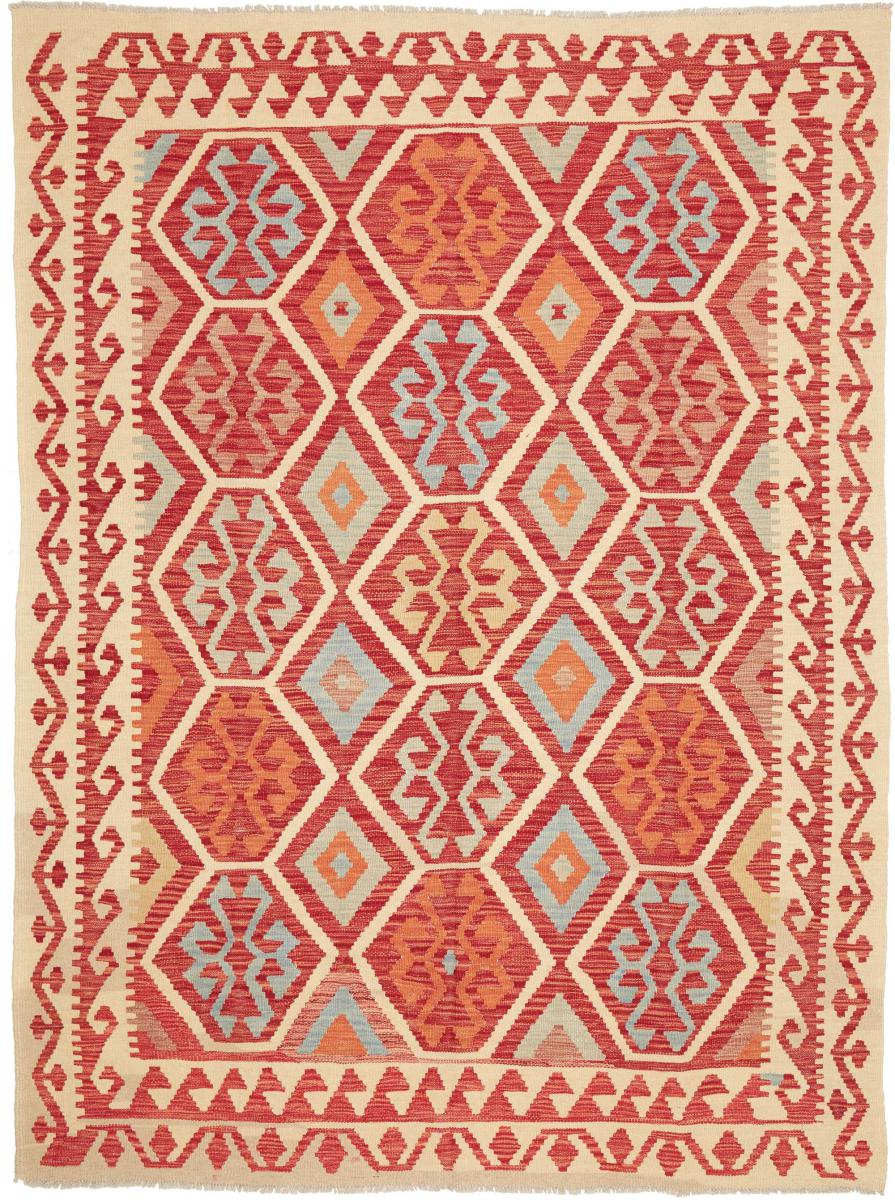 Afghanischer Teppich Kelim Afghan 241x178 241x178, Perserteppich Handgewebt