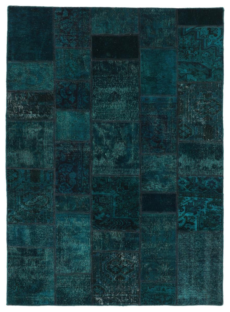 Persisk matta Patchwork 242x174 242x174, Persisk matta Knuten för hand