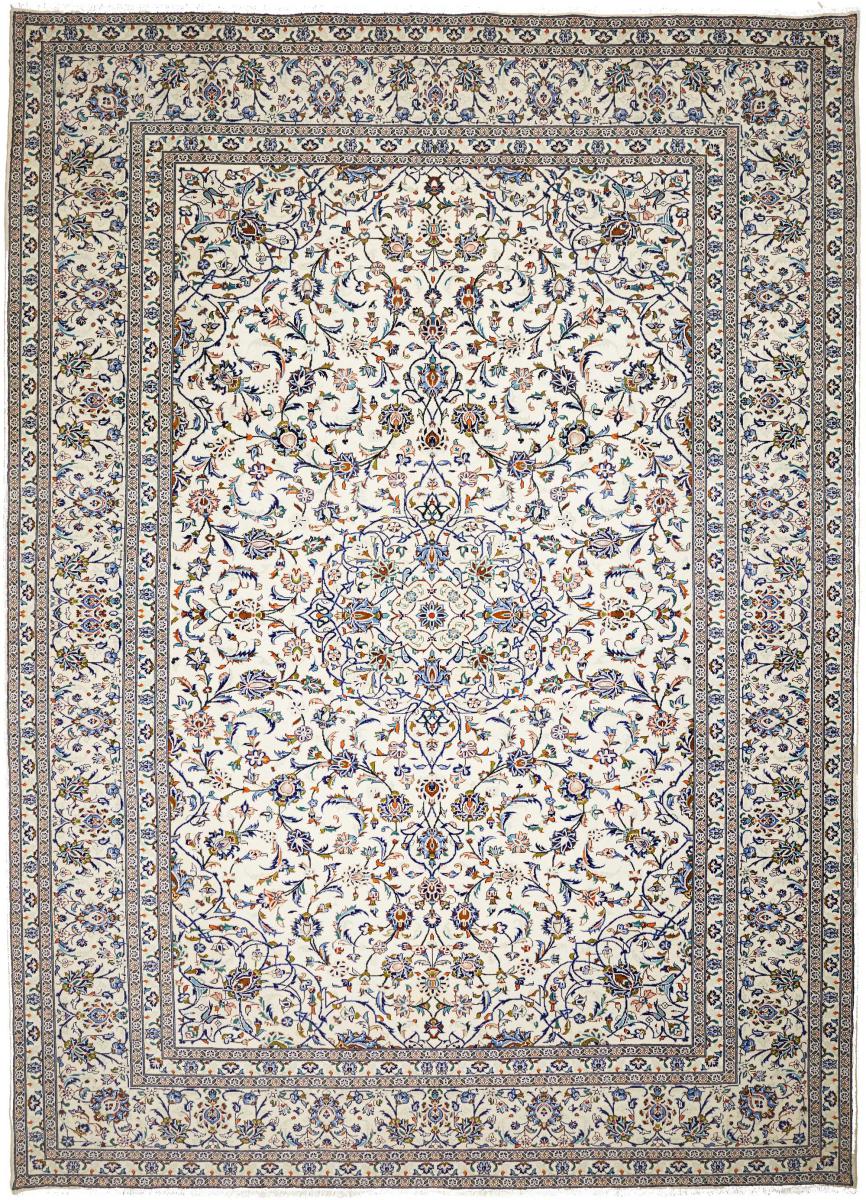 Persian Rug Keshan 13'5"x9'10" 13'5"x9'10", Persian Rug Knotted by hand