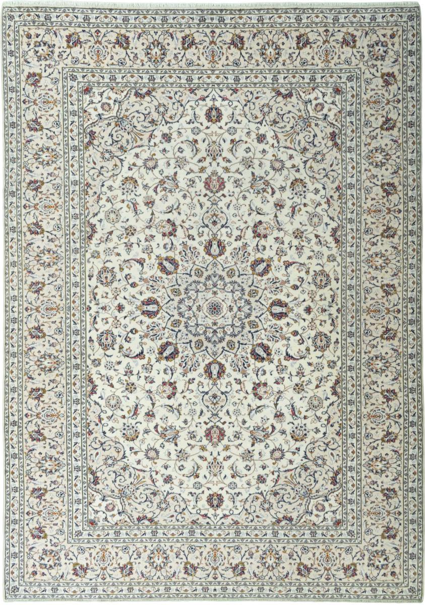 Tapis persan Kashan 353x252 353x252, Tapis persan Noué à la main