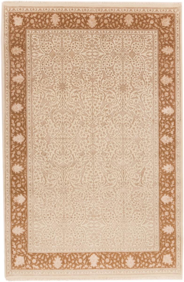 Tappeto indiano Indo Tabriz 303x201 303x201, Tappeto persiano Annodato a mano