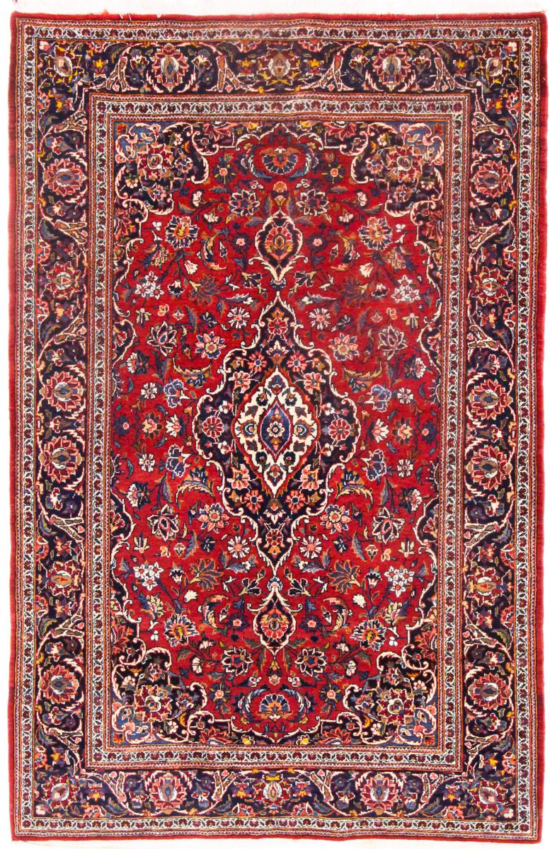 Tapete persa Keshan 205x128 205x128, Tapete persa Atado à mão