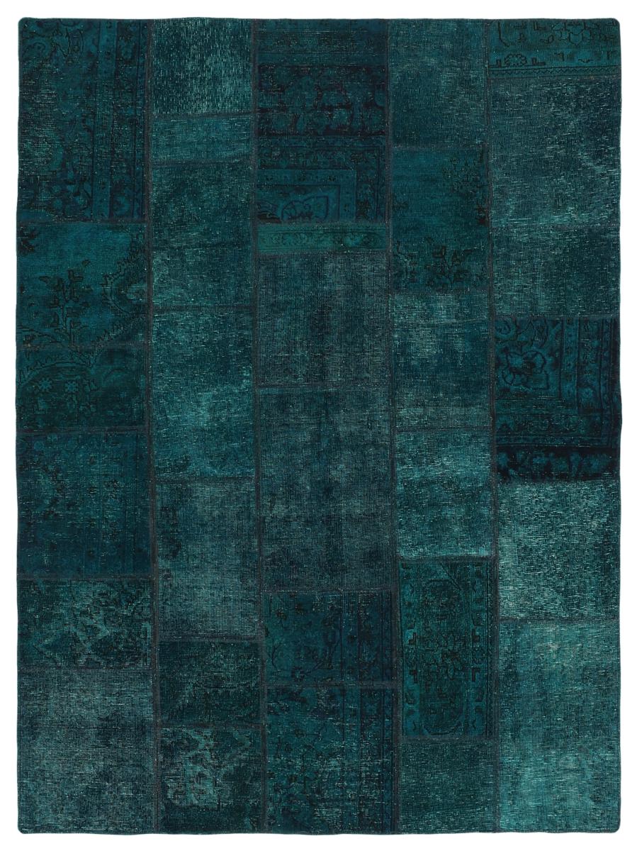 Persisk matta Patchwork 246x177 246x177, Persisk matta Knuten för hand