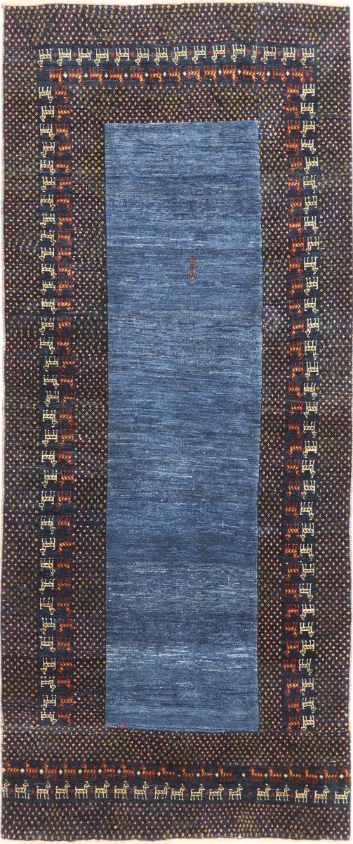 Persian Rug Persian Gabbeh Yalameh Nature 225x96 225x96, Persian Rug Knotted by hand