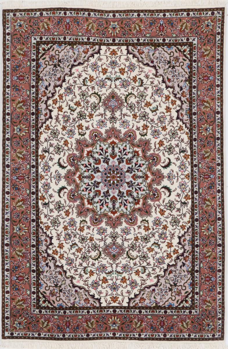 Tapete persa Tabriz 50Raj 147x99 147x99, Tapete persa Atado à mão