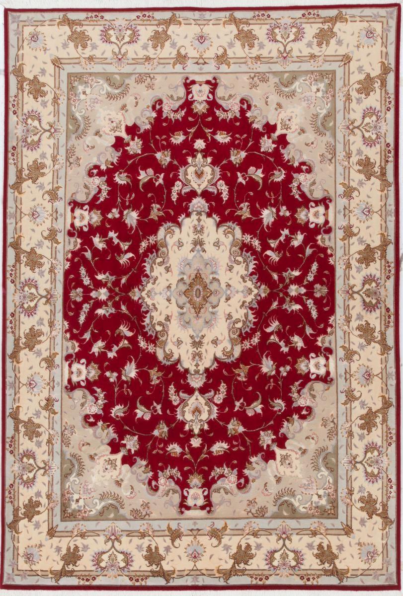Tapis persan Tabriz 50Raj 244x166 244x166, Tapis persan Noué à la main