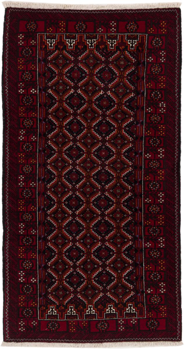 Tappeto persiano Beluch 214x115 214x115, Tappeto persiano Annodato a mano
