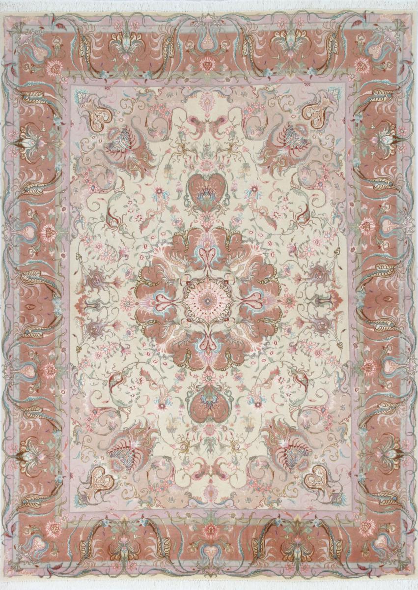 Tapete persa Tabriz 50Raj 205x155 205x155, Tapete persa Atado à mão