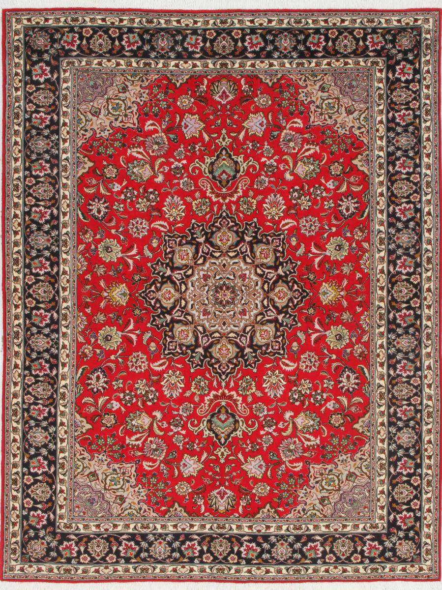 Tapete persa Tabriz 50Raj 195x156 195x156, Tapete persa Atado à mão