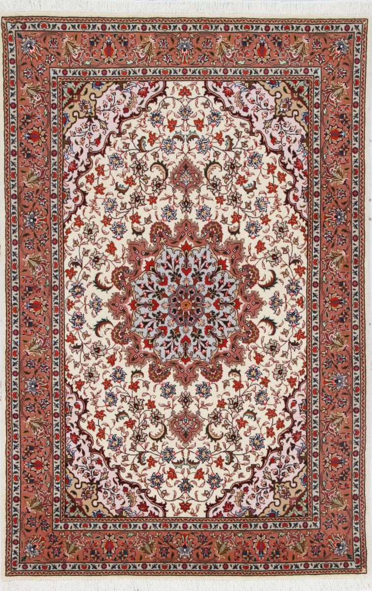 Tapete persa Tabriz 50Raj 156x102 156x102, Tapete persa Atado à mão