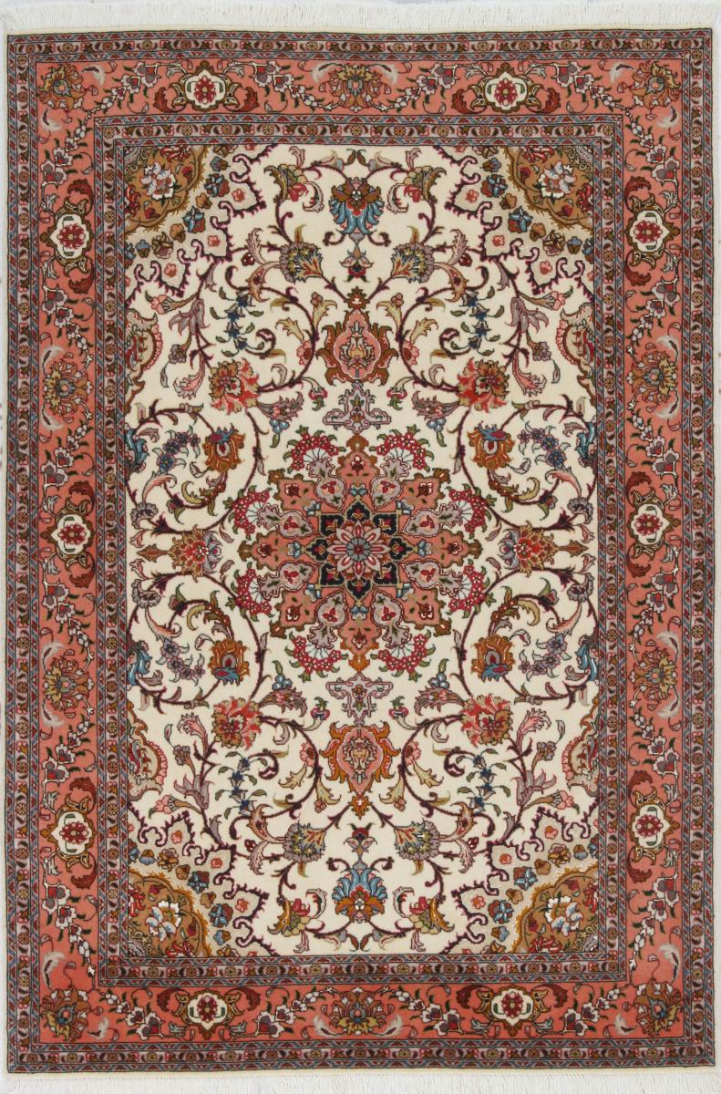 Tapete persa Tabriz 50Raj 152x104 152x104, Tapete persa Atado à mão