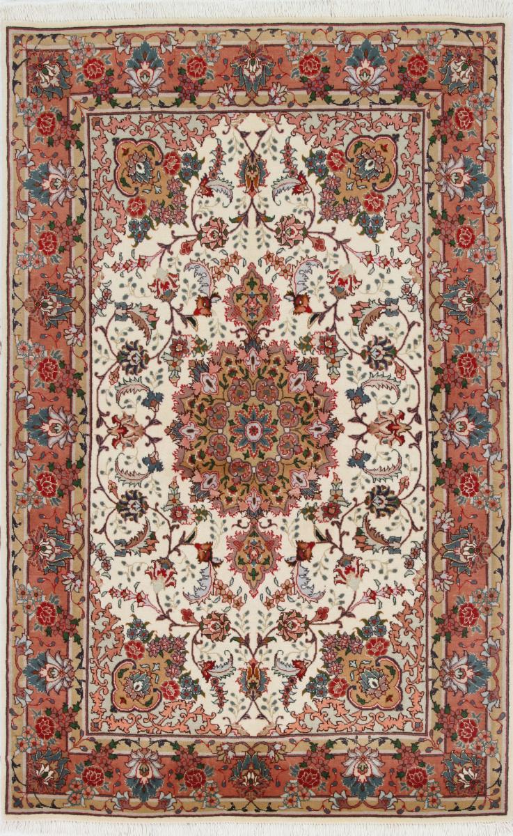 Tapete persa Tabriz 50Raj 159x100 159x100, Tapete persa Atado à mão