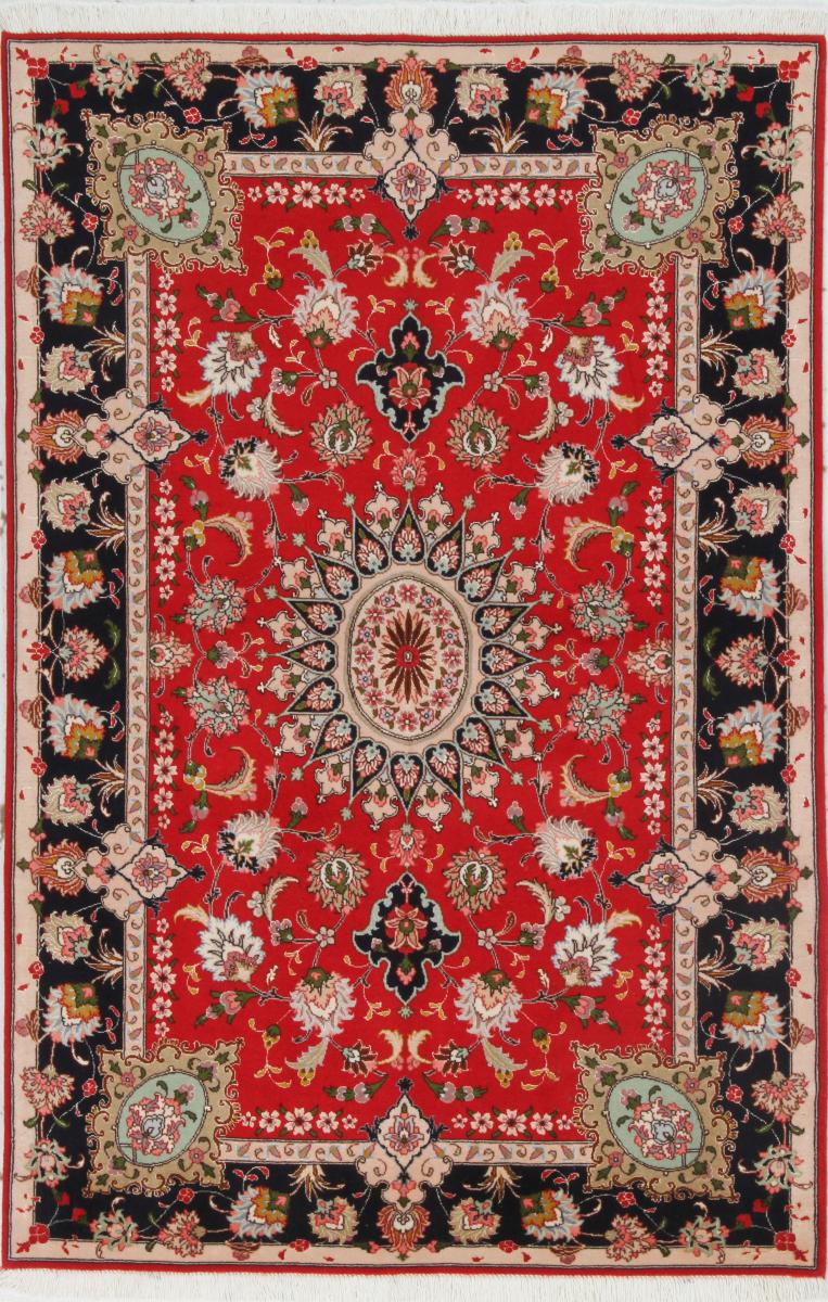 Tapete persa Tabriz 50Raj 153x103 153x103, Tapete persa Atado à mão