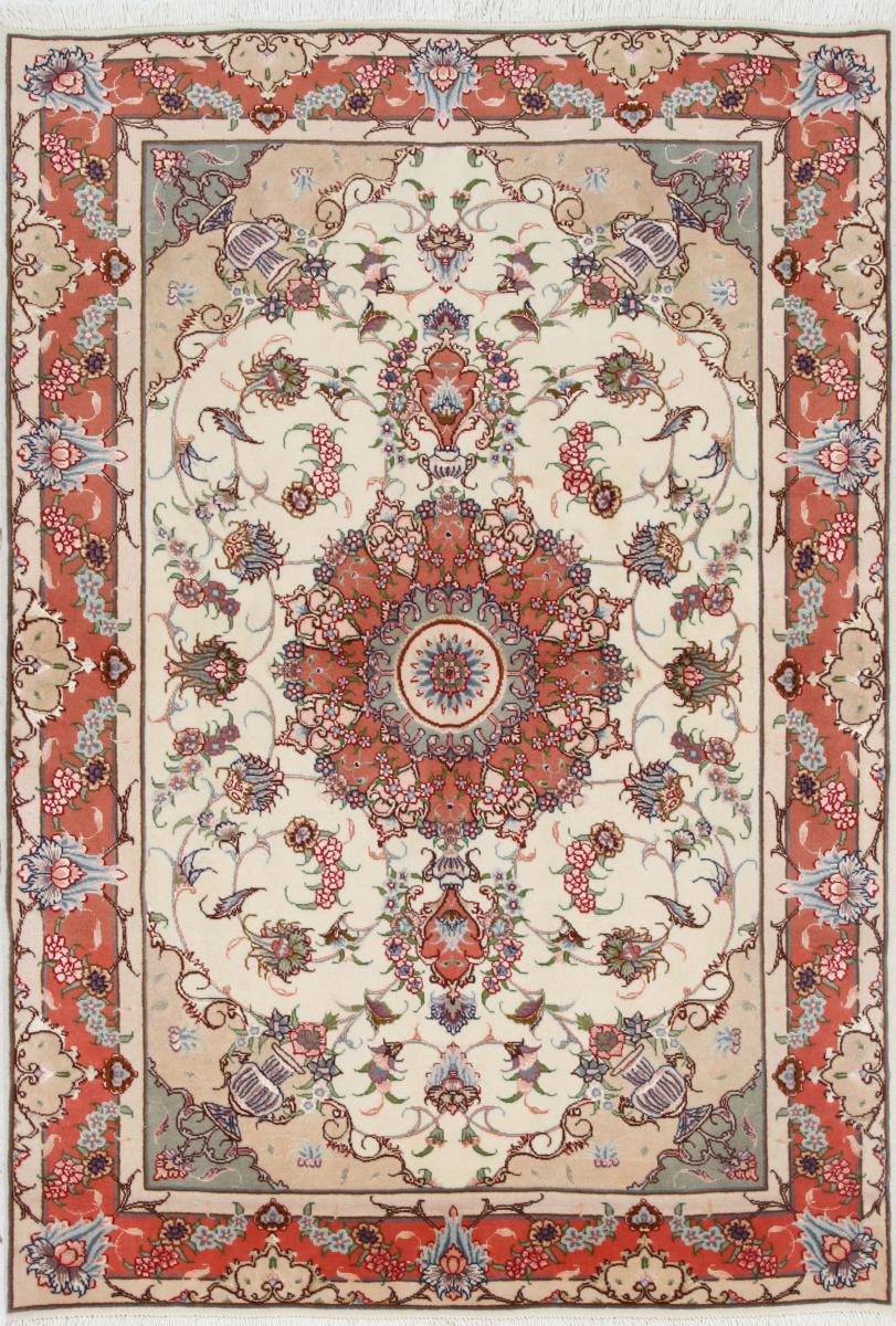 Tapete persa Tabriz 50Raj 150x105 150x105, Tapete persa Atado à mão