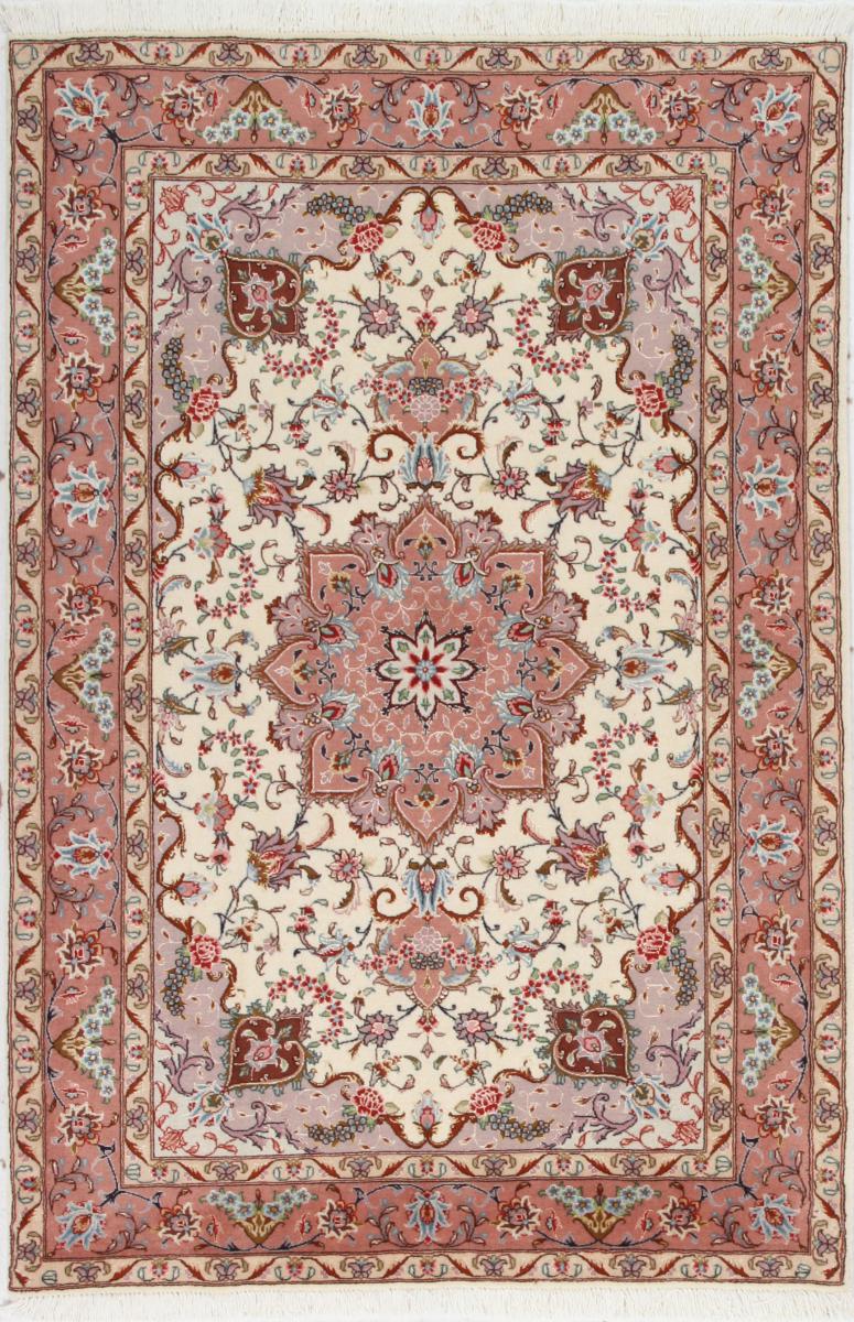 Tapete persa Tabriz 50Raj 151x101 151x101, Tapete persa Atado à mão