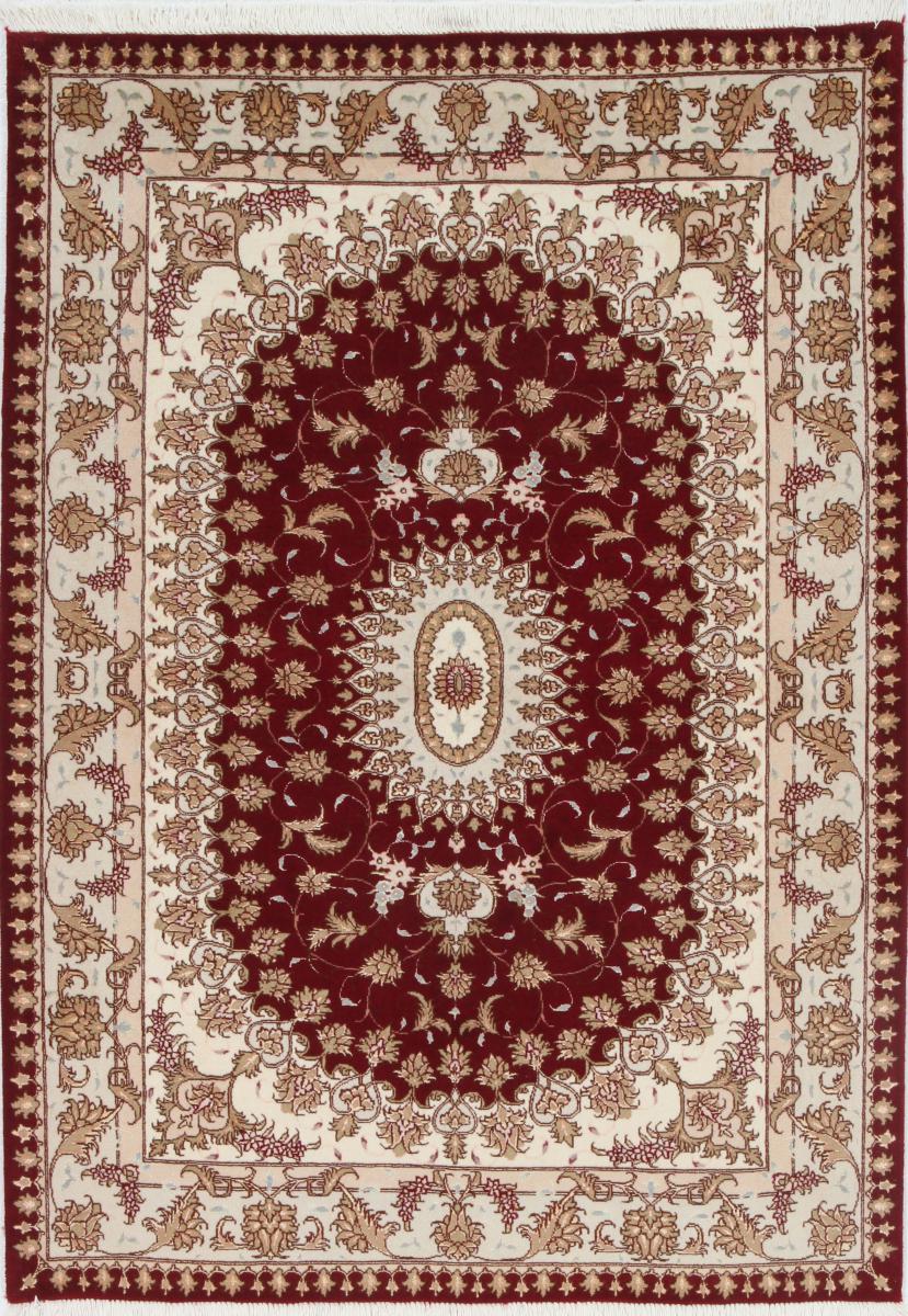 Tapete persa Tabriz 50Raj 146x105 146x105, Tapete persa Atado à mão