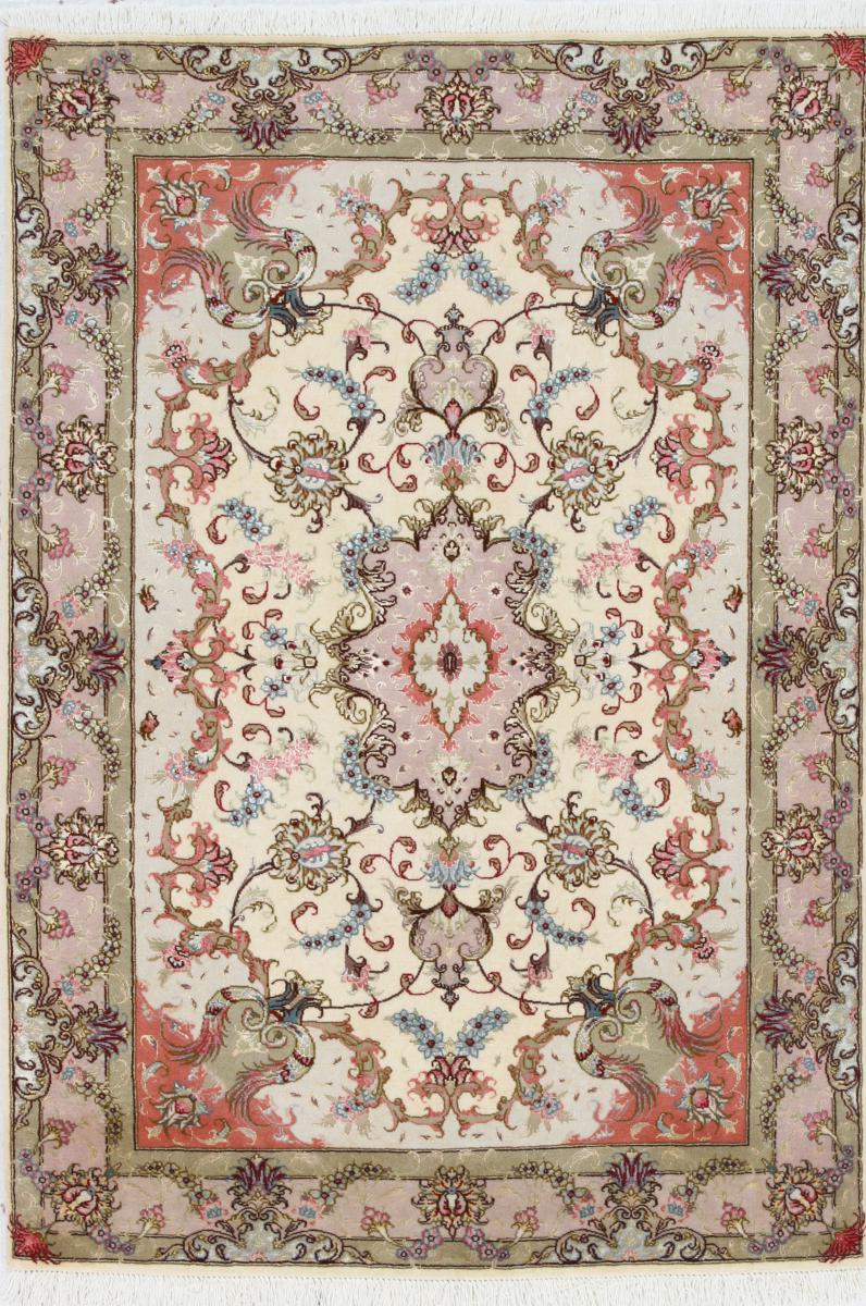 Tapete persa Tabriz 50Raj 150x102 150x102, Tapete persa Atado à mão