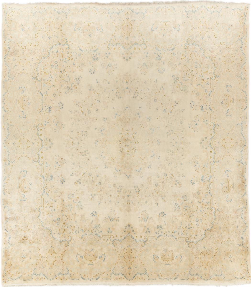 Tappeto persiano Kirman 353x394 353x394, Tappeto persiano Annodato a mano