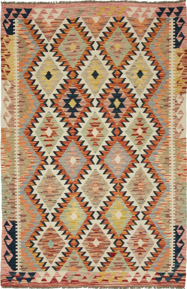 Tapete afegão Kilim Afegão 184x120 184x120, Tapete persa Tecido à mão