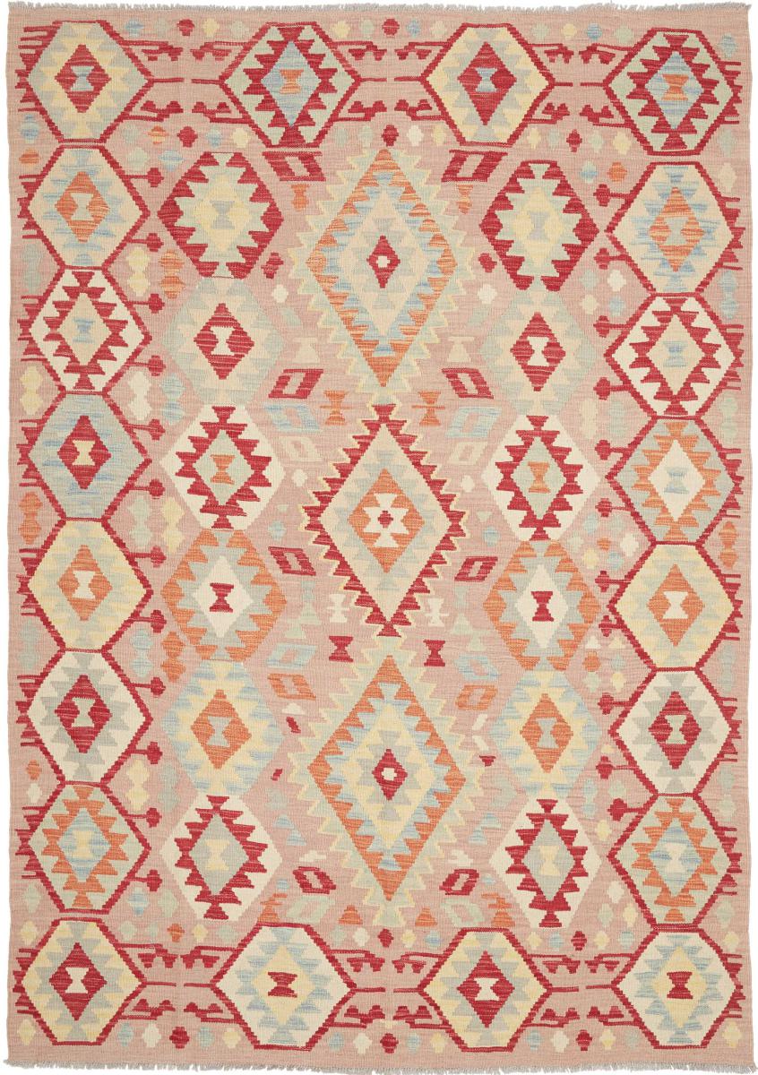 Dywan afgański Kilim Afghan 240x171 240x171, Dywan perski Ręcznie tkane