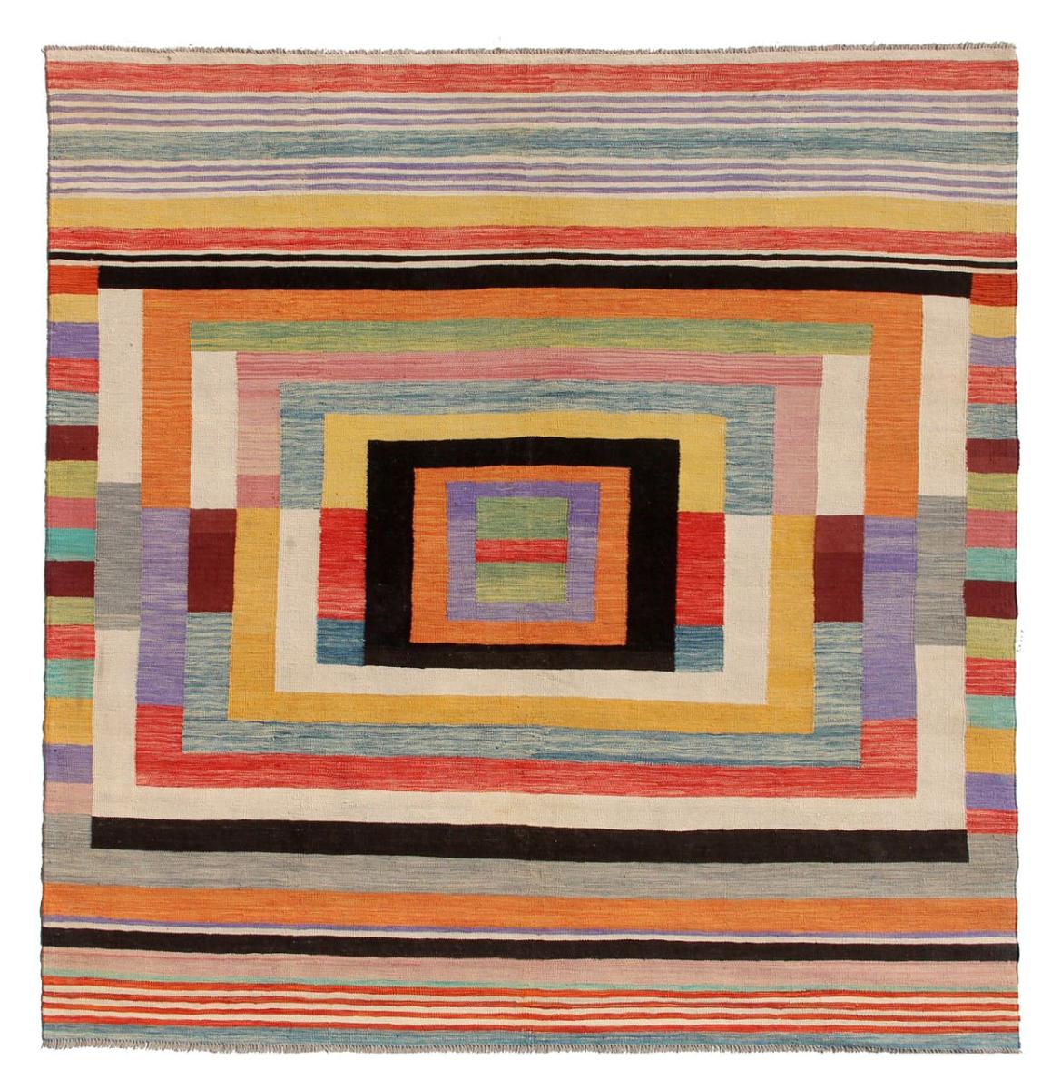 Afghanska mattan Kilim Afghan Edition 251x242 251x242, Persisk matta handvävd 
