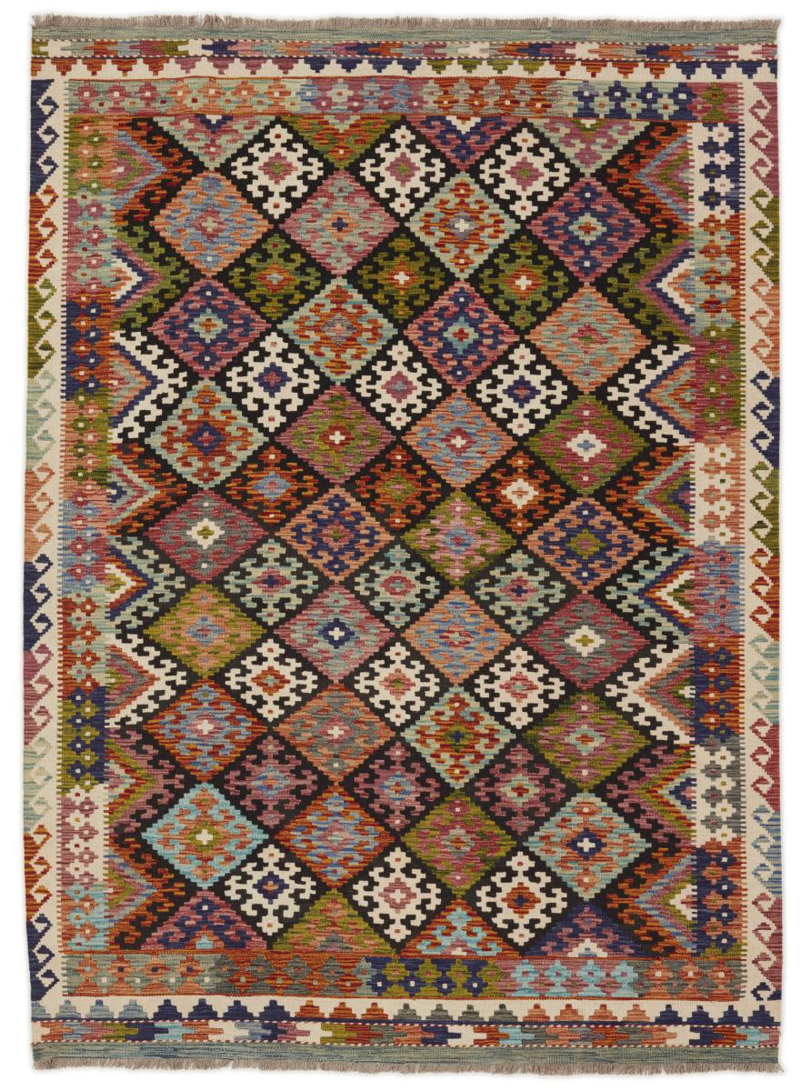 Afghan rug Kilim Afghan 247x180 247x180, Persian Rug Woven by hand