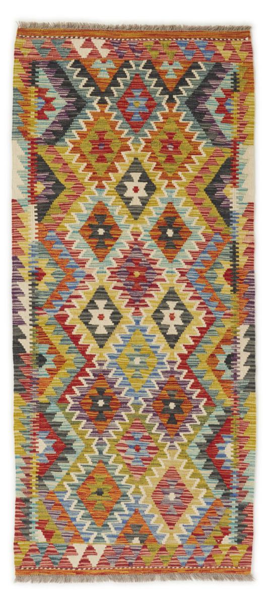 キリム アフガン 199x85 cm – 手織りのユニークな作品 (ID 331881