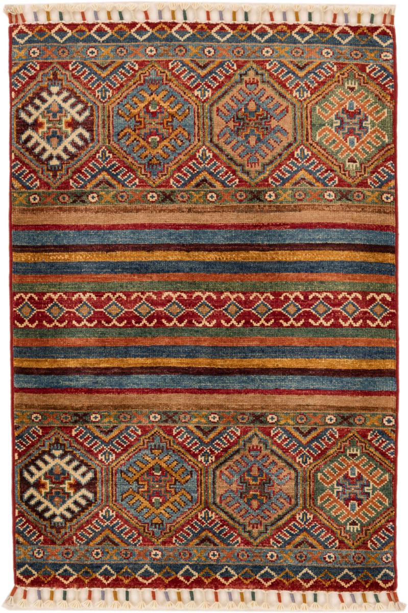 Afghan rug Arijana Shaal 98x67 98x67, Persian Rug Knotted by hand