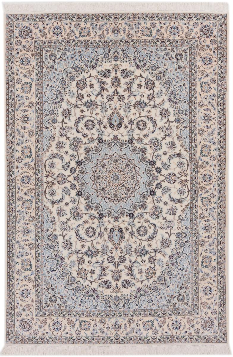 Tapis persan Naïn 6La 238x159 238x159, Tapis persan Noué à la main