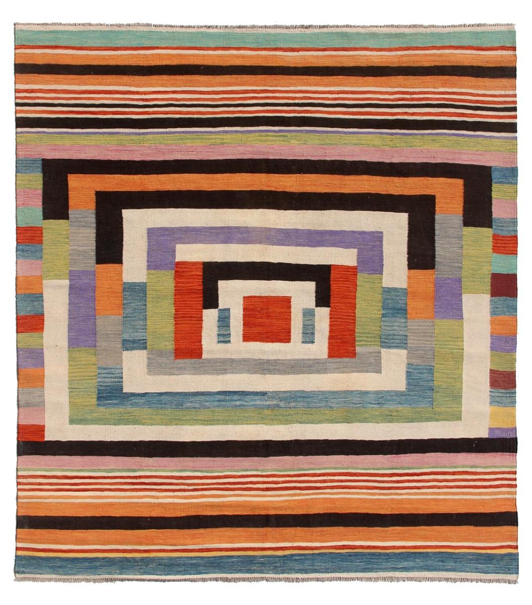 Afghanska mattan Kilim Afghan Edition 248x241 248x241, Persisk matta handvävd 