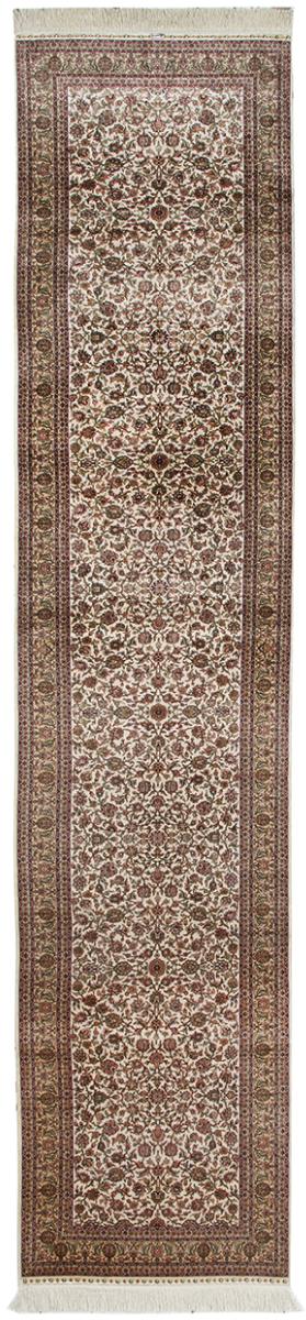 Chinesischer Teppich China Seide 12'3"x2'7" 12'3"x2'7", Perserteppich Handgeknüpft