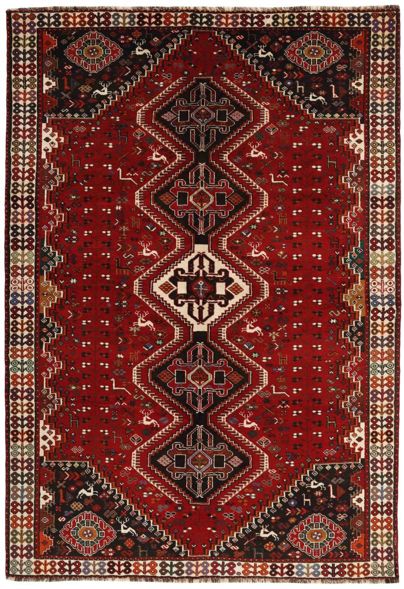 Persian Rug Shiraz 313x223 313x223, Persian Rug Knotted by hand