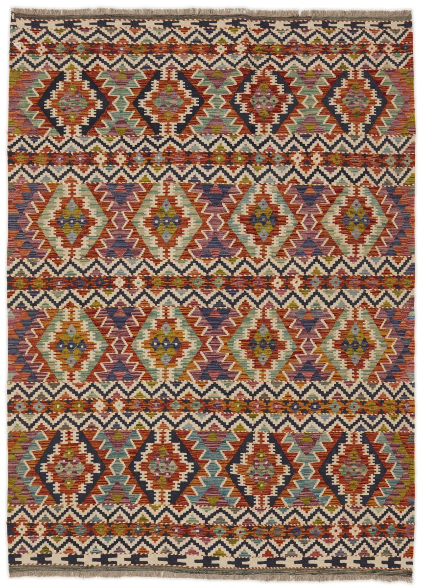 Afghanischer Teppich Kelim Afghan 255x186 255x186, Perserteppich Handgewebt
