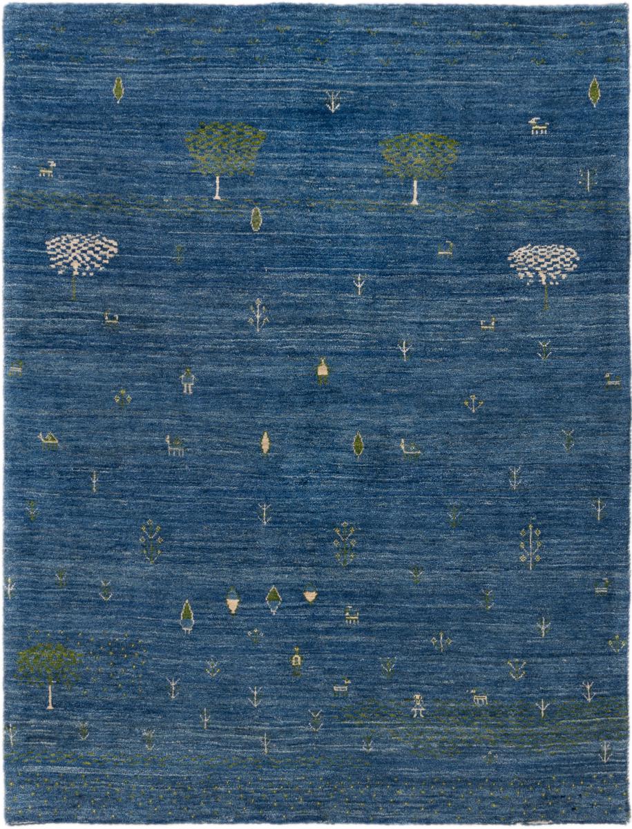 Tapis persan Persan Gabbeh Loribaft 196x150 196x150, Tapis persan Noué à la main