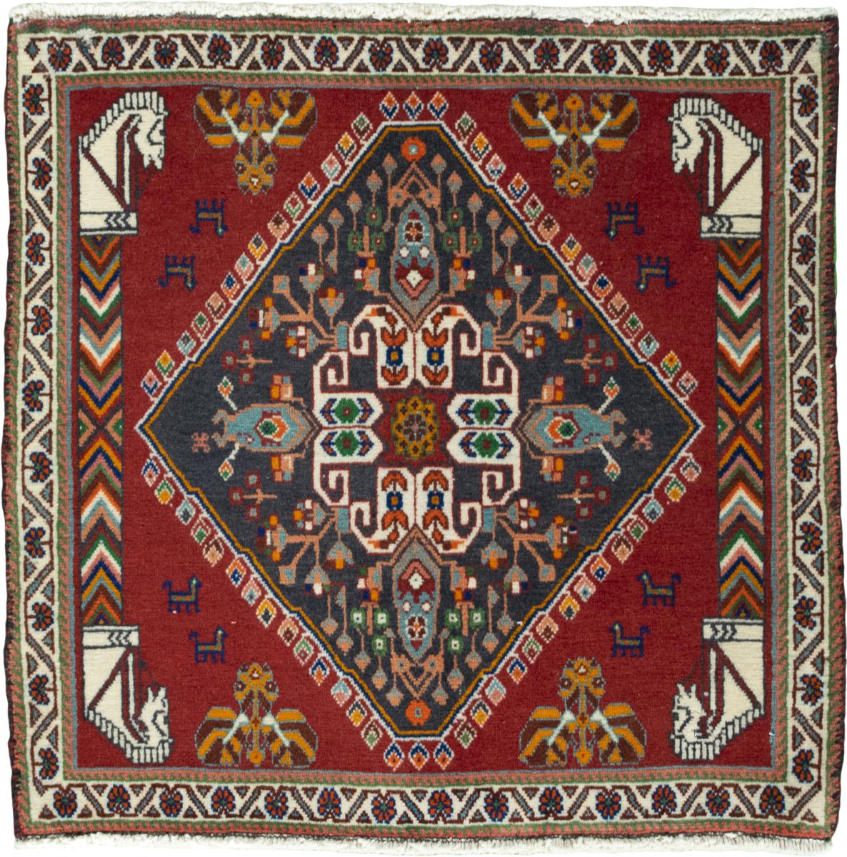 Persian Rug Shiraz 66x67 66x67, Persian Rug Knotted by hand