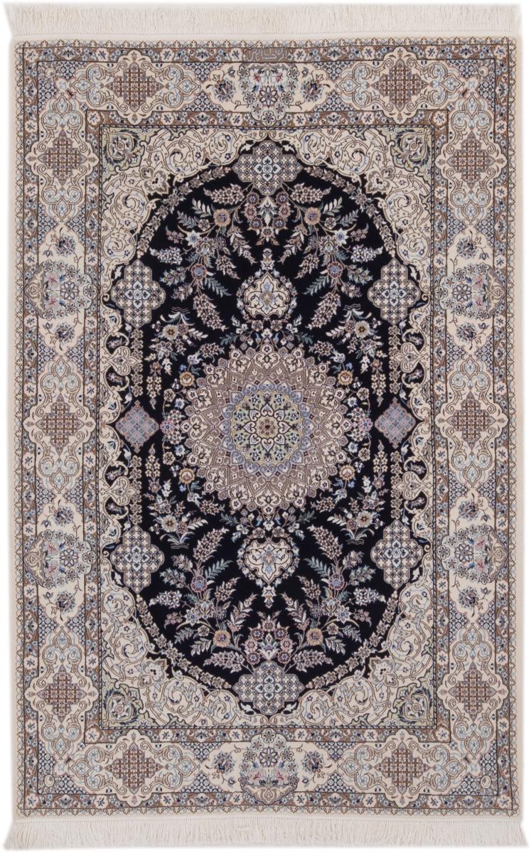 Tapis persan Naïn 6La 195x127 195x127, Tapis persan Noué à la main