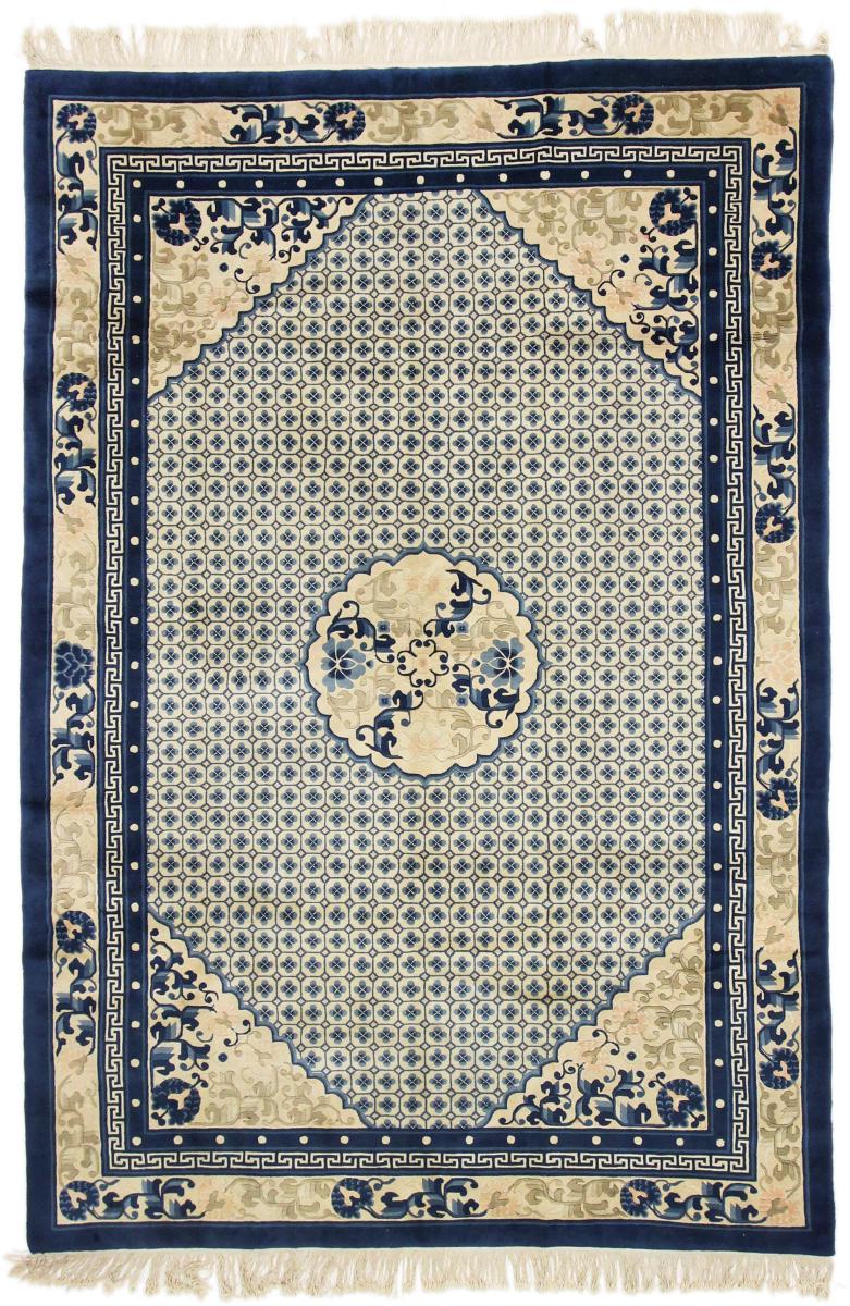 Kinesisk tæppe Kina 278x190 278x190, Persisk tæppe Knyttet i hånden