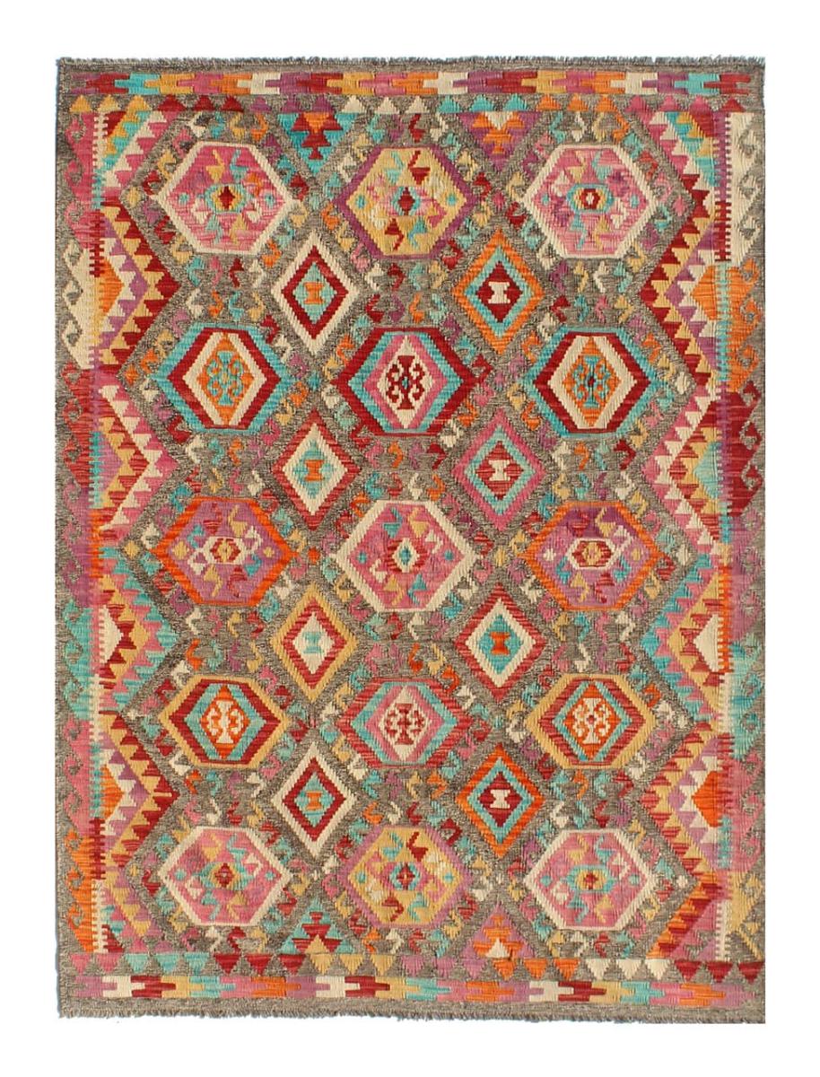 Afghan rug Kilim Afghan 8'0"x5'9" 8'0"x5'9", Persian Rug Woven by hand