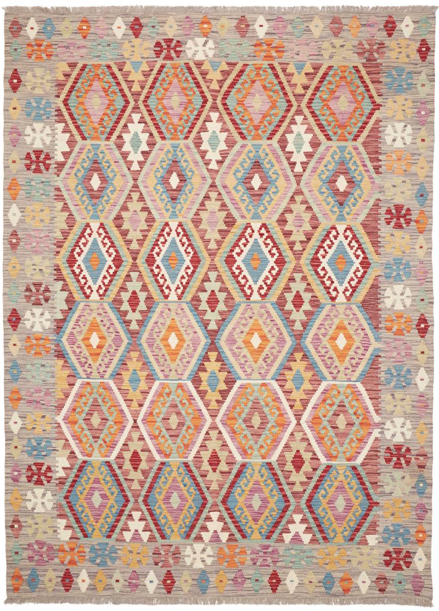 Afghan rug Kilim Afghan 253x187 253x187, Persian Rug Woven by hand